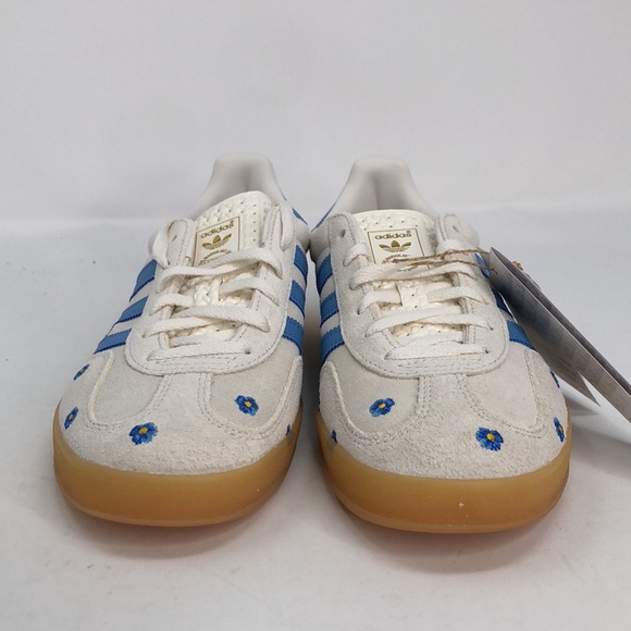 Adidas Women’s Gazelle Indoor Embroidered Floral IF4491 Sneakers - Size 7.5 - Picture 9 of 16